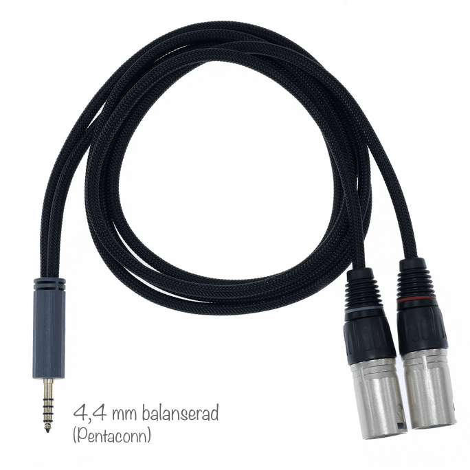 Adapterkabel 4.4 mm till XLR SE